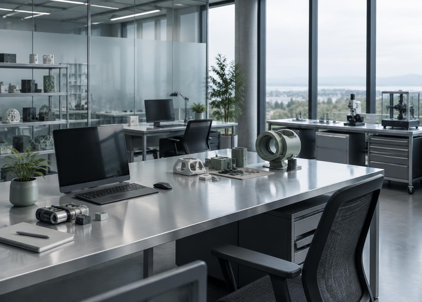 Contemporary research and prototyping workspace